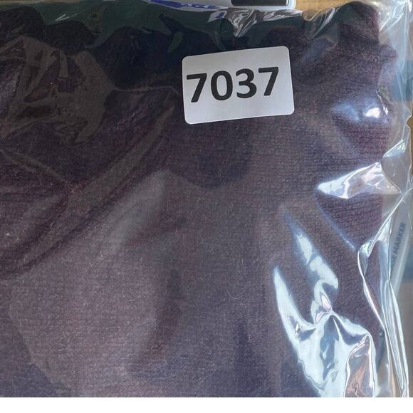 Peyton Primrose Medium Sweater Purple Mock Neck Buttons Super Soft - Picture 8 of 8